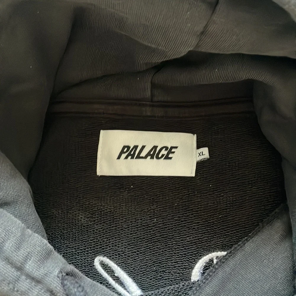 Black Graphic Hoodie with Angel and Lip Designs - Picture 3 of 8